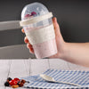 Take & Go Yogurt Cups, Colorful Set of 4 - CRYSTALIA GLASS